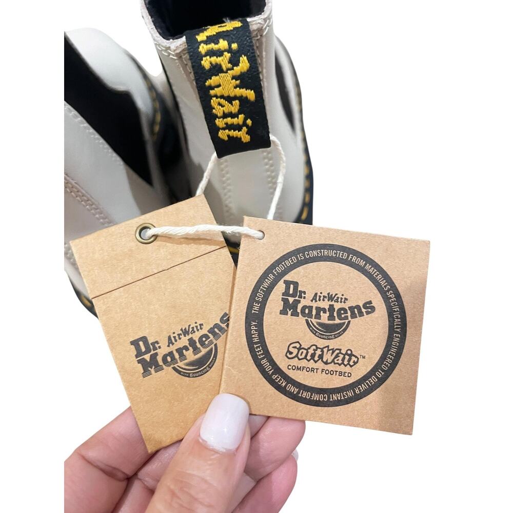 Dr. Martens Audrick Nappa Leather Platform Chelsea Boots Womens Size 6 EU 37 - Picture 6 of 8
